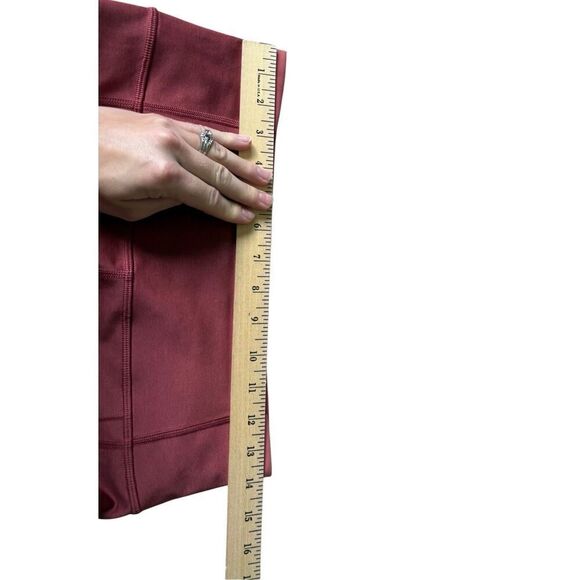 Athleta Allyson Felix Ultimate Stash II Legend Tight Leggings size M Coral Red - Picture 5 of 12